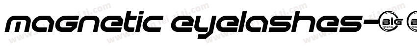 MAGNETIC EYELASHES字体转换